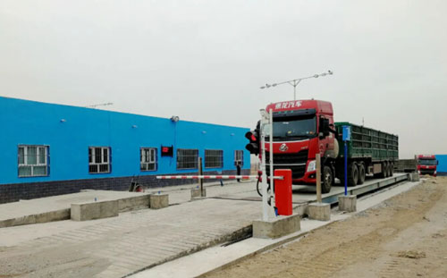 圖為無(wú)人值守地磅